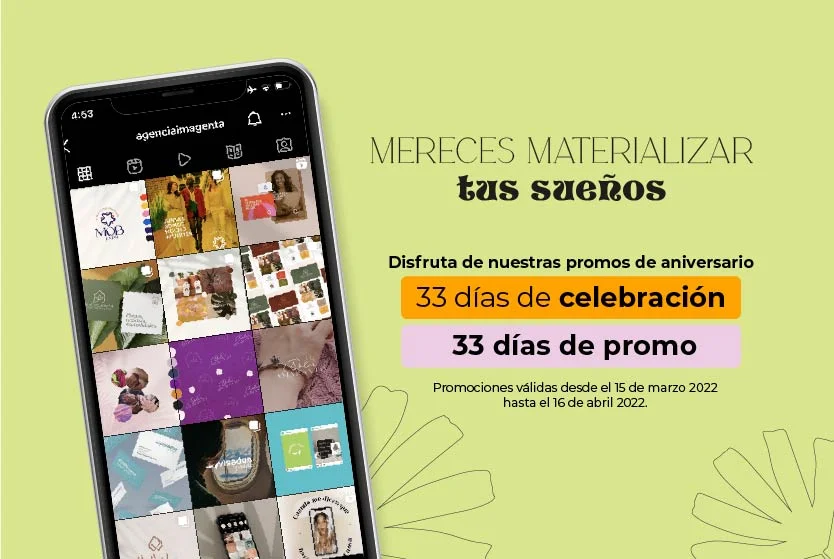 Disfruta de 33 días de celebración y promo en dos de los servicios más solicitados.